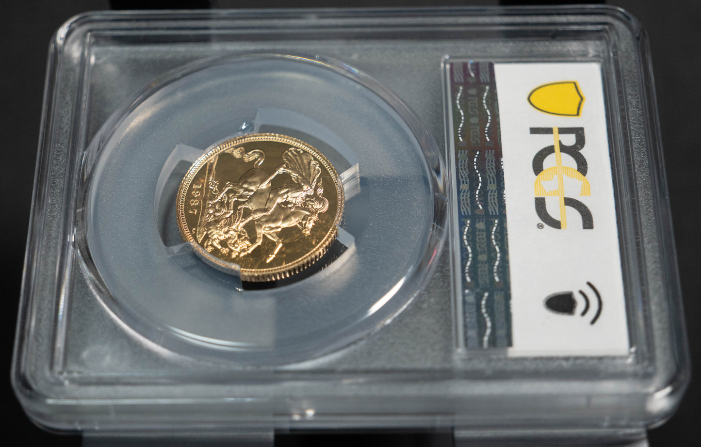 1987 ミドルエリザベス PCGS PR70DCAM ソブリン 金貨