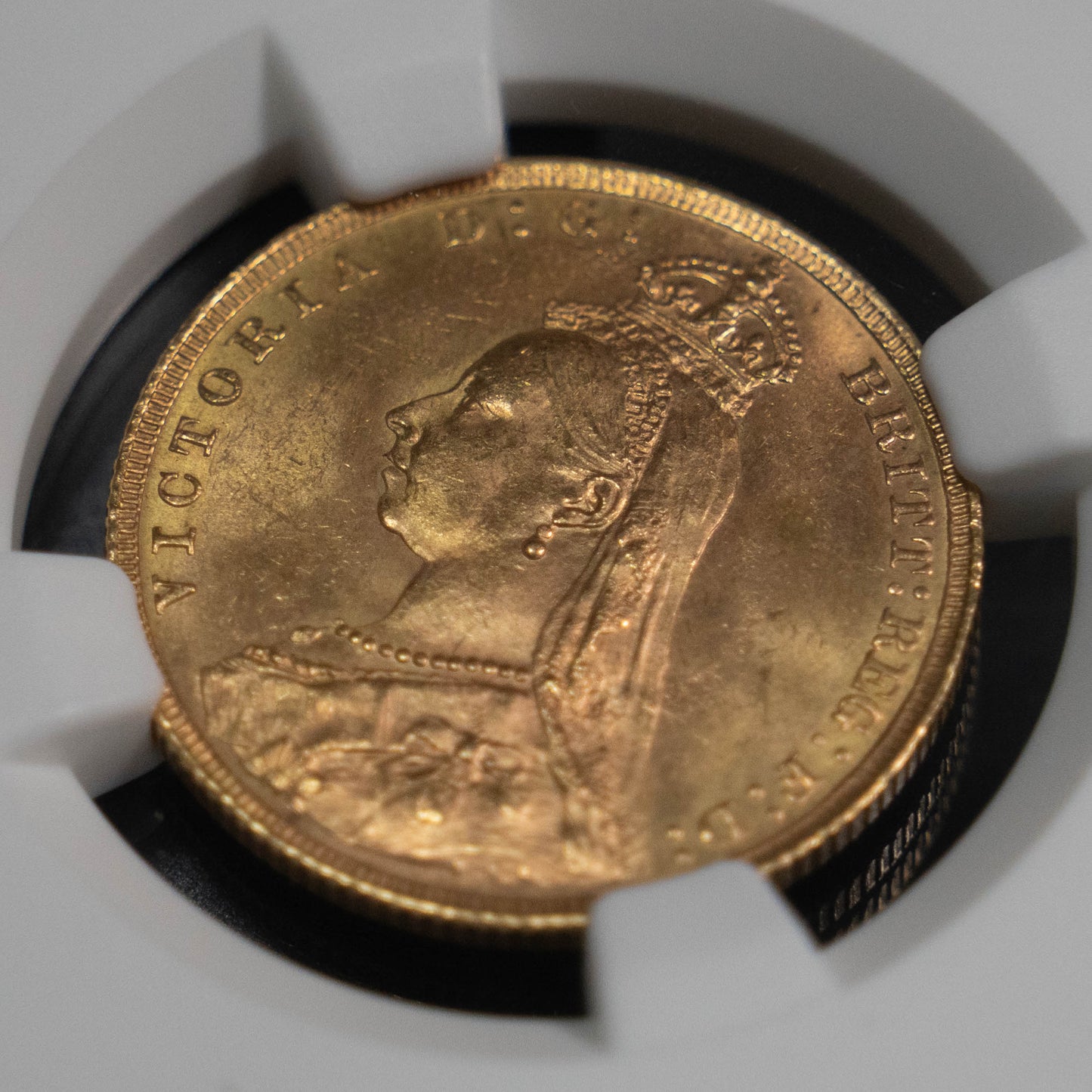 1889 イギリス ソブリン 金貨 NGC MS63 ヴィクトリア ジュビリーヘッド