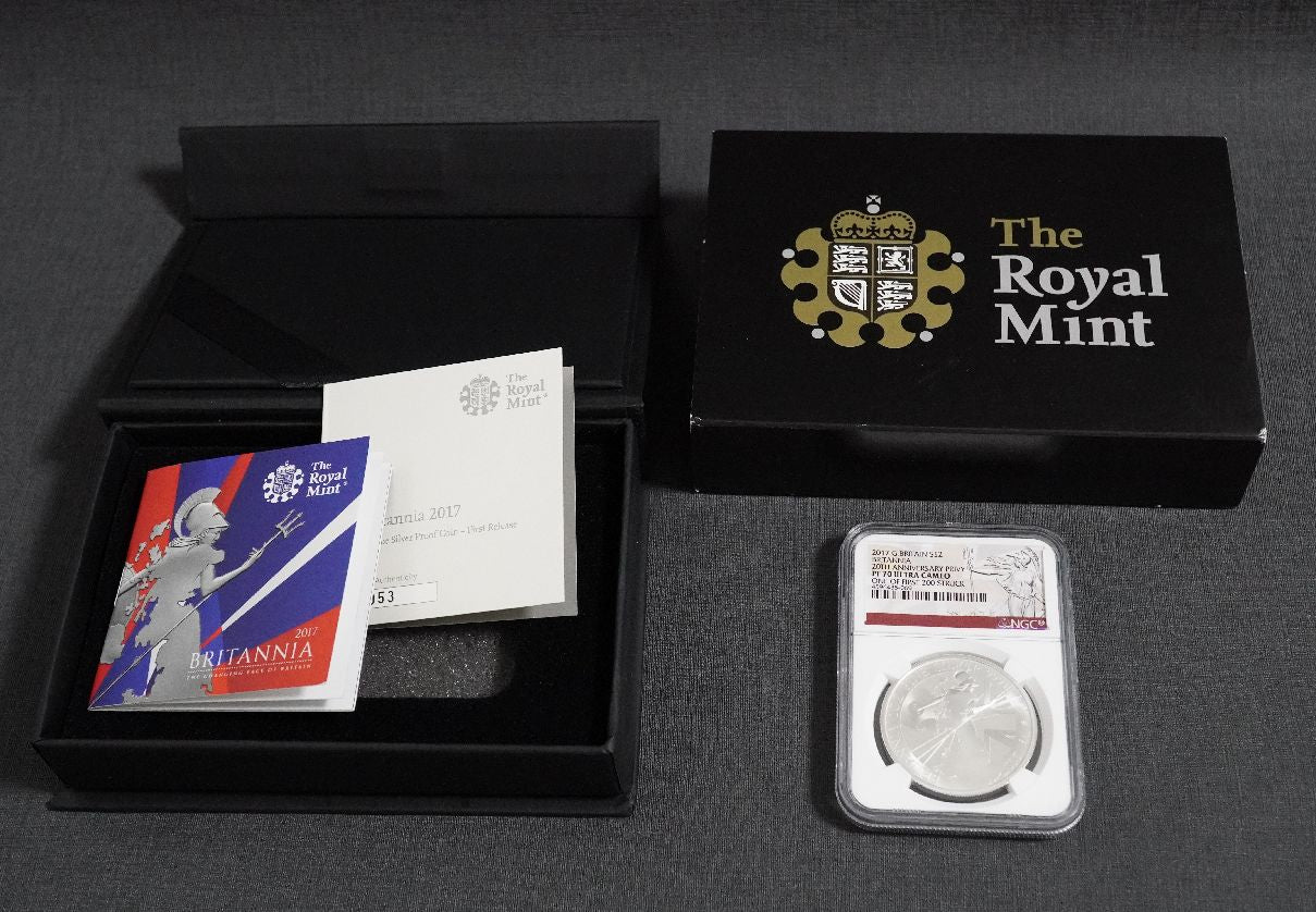 2017 ブリタニア 20周年 銀貨 NGC PF70UC