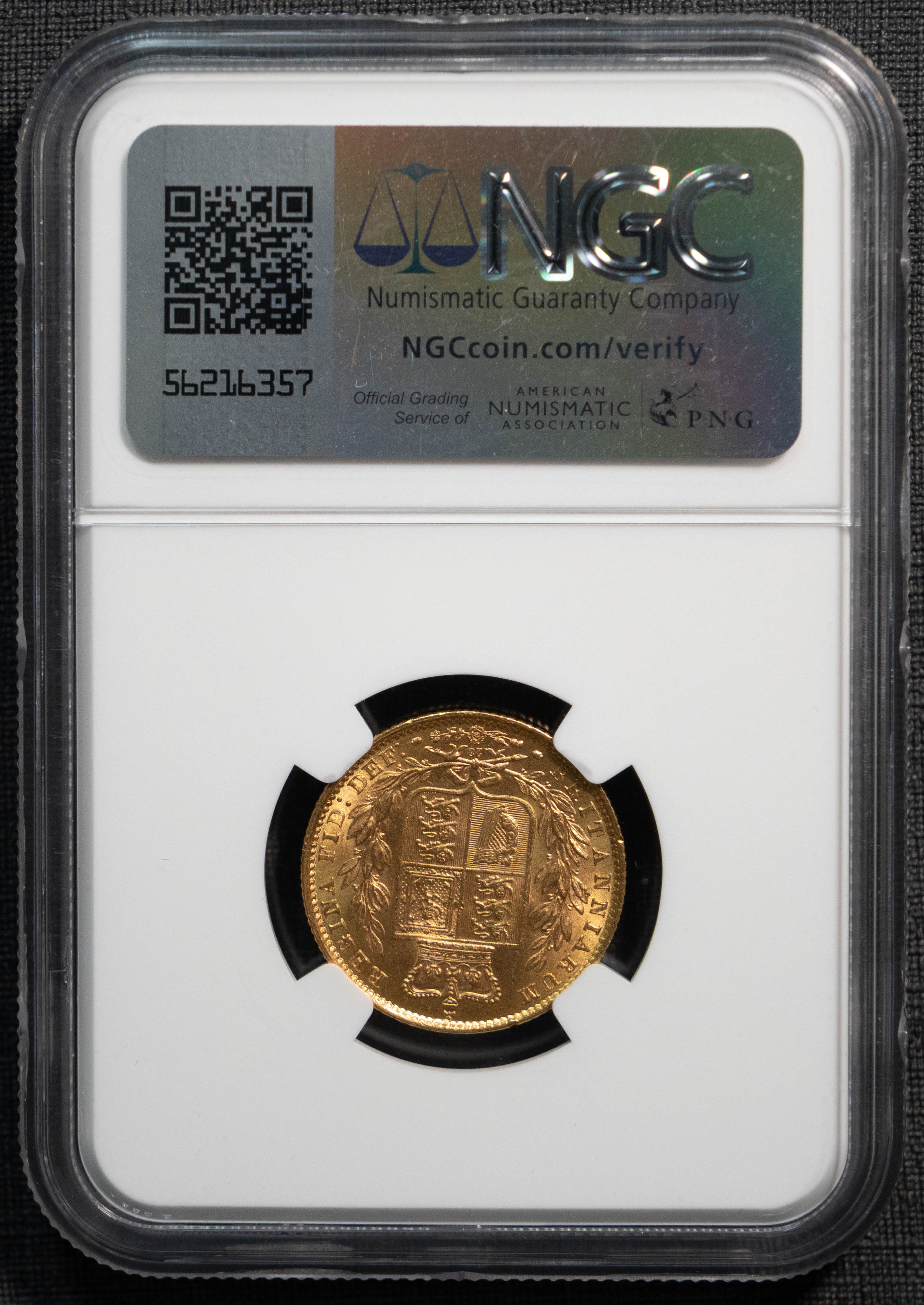 1871 ヴィクトリア ソブリン 金貨 NGC MS64 シールド ヤングヘッド 1871 ヴィクトリア シールド ソブリン 金貨 NGC MS64 – TKMH GALLERY