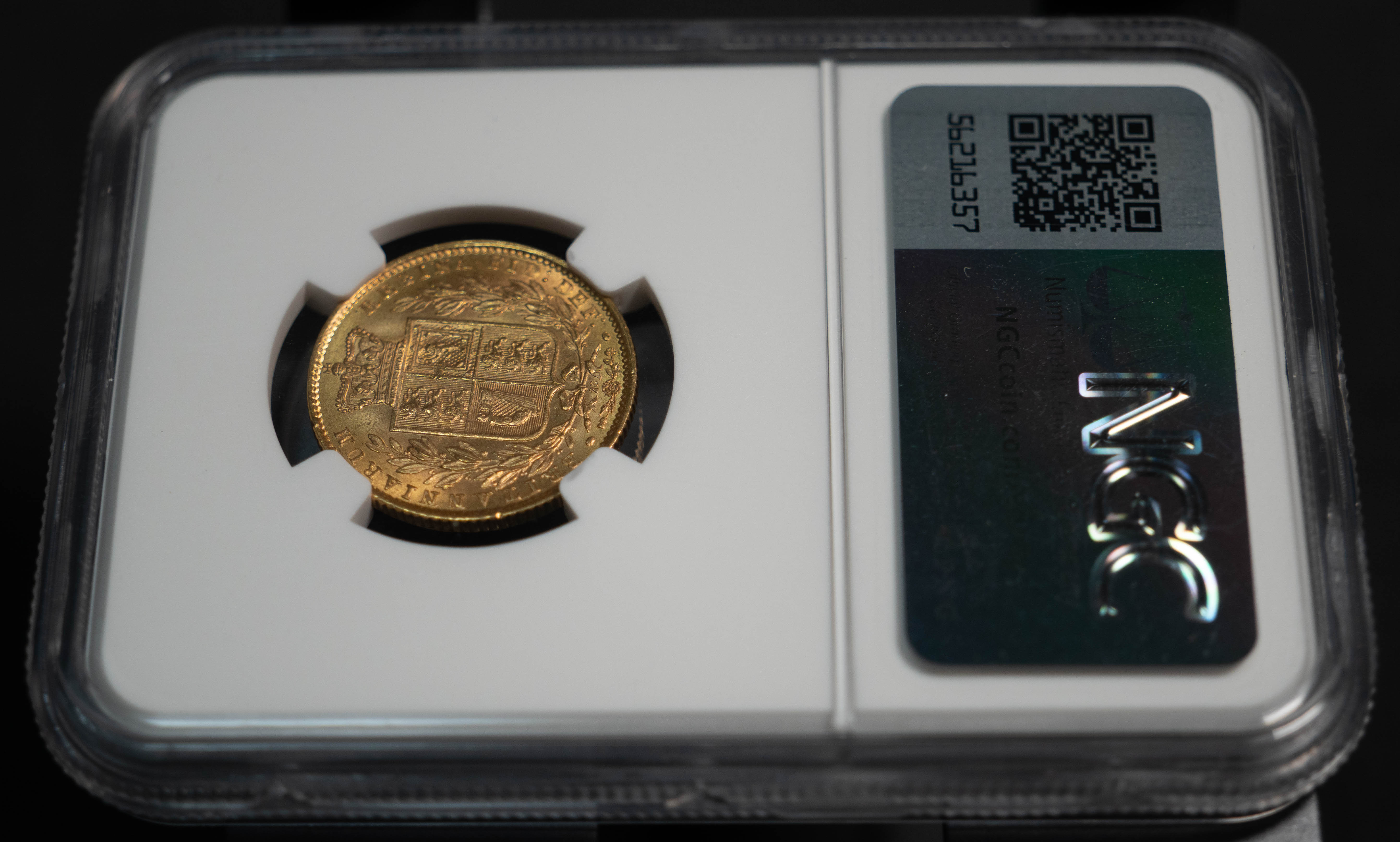 1871 ヴィクトリア シールド ソブリン 金貨 NGC MS64 – TKMH GALLERY