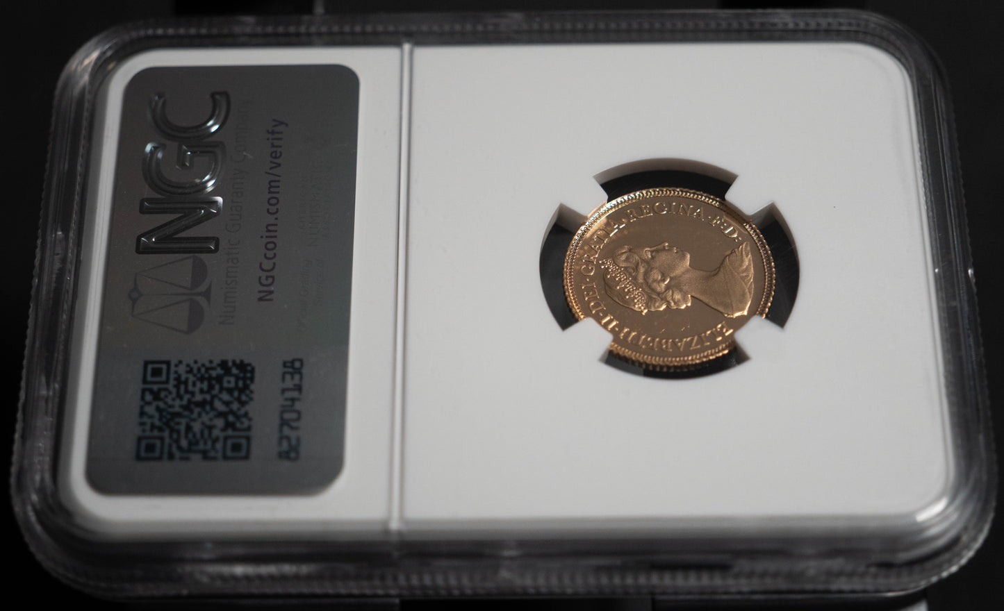 1982 ヤングエリザベス ハーフソブリン 金貨 NGC PF70UC