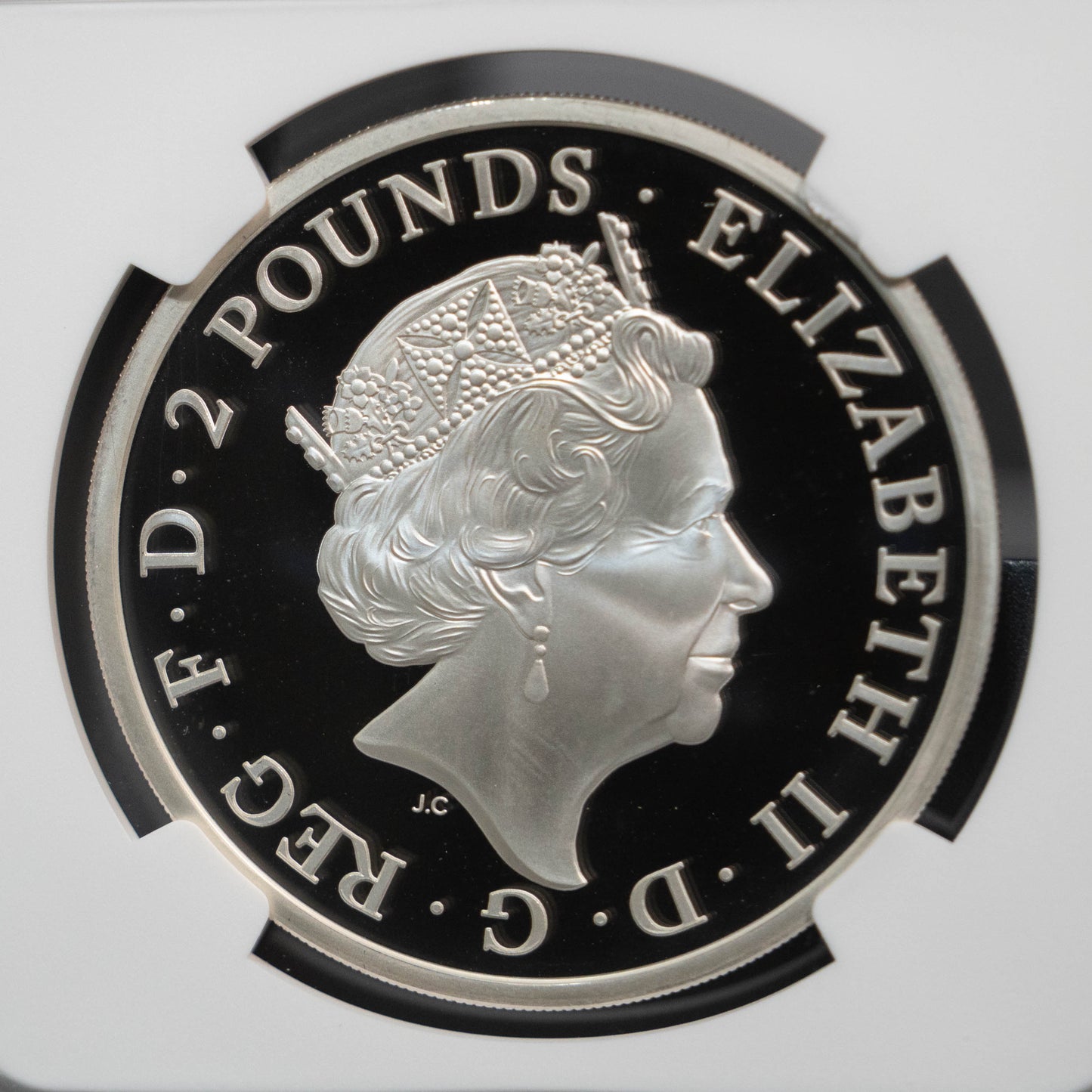 2018 レッドドラゴン NGC PF70UC 2ポンド 銀貨