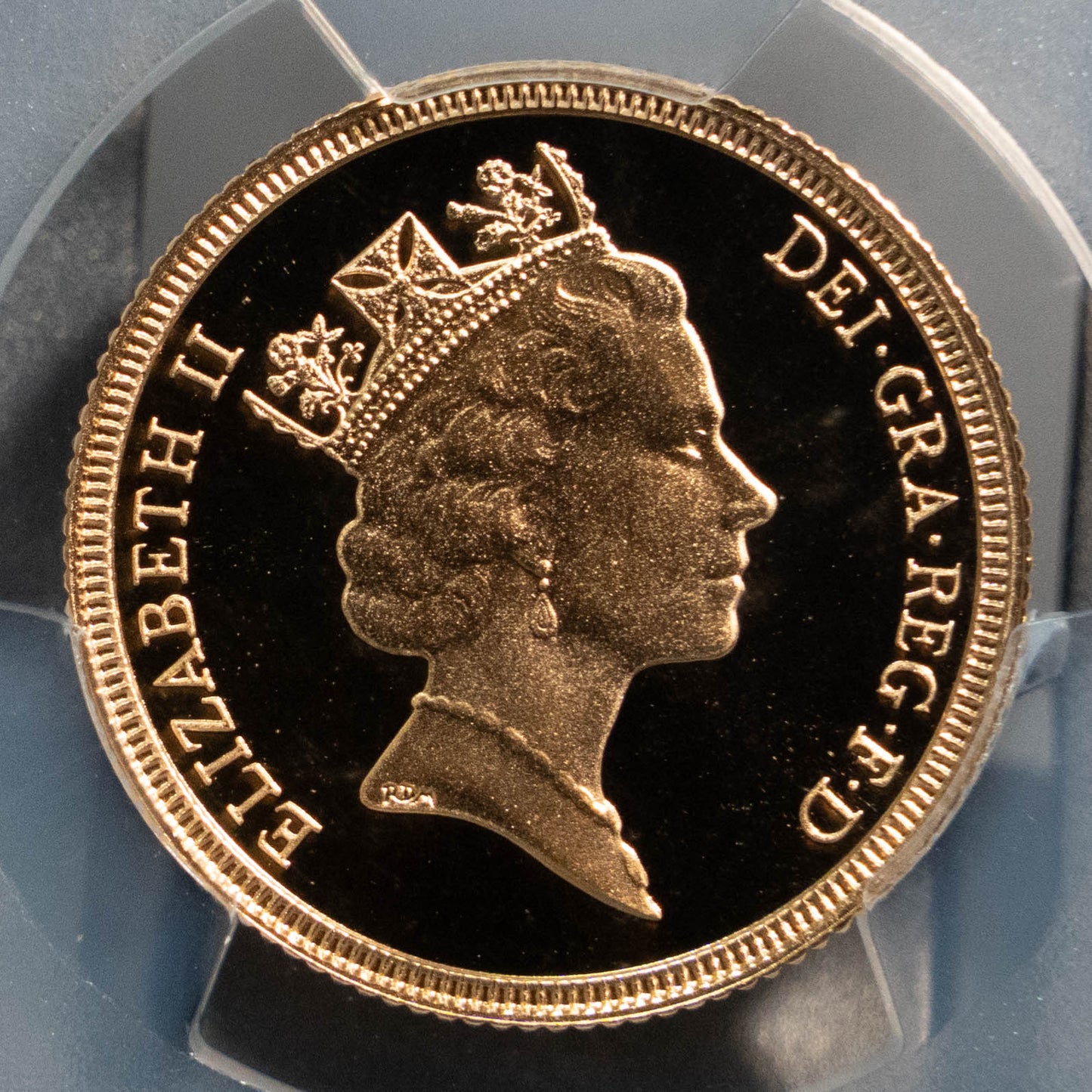 1987 ミドルエリザベス PCGS PR70DCAM ソブリン 金貨