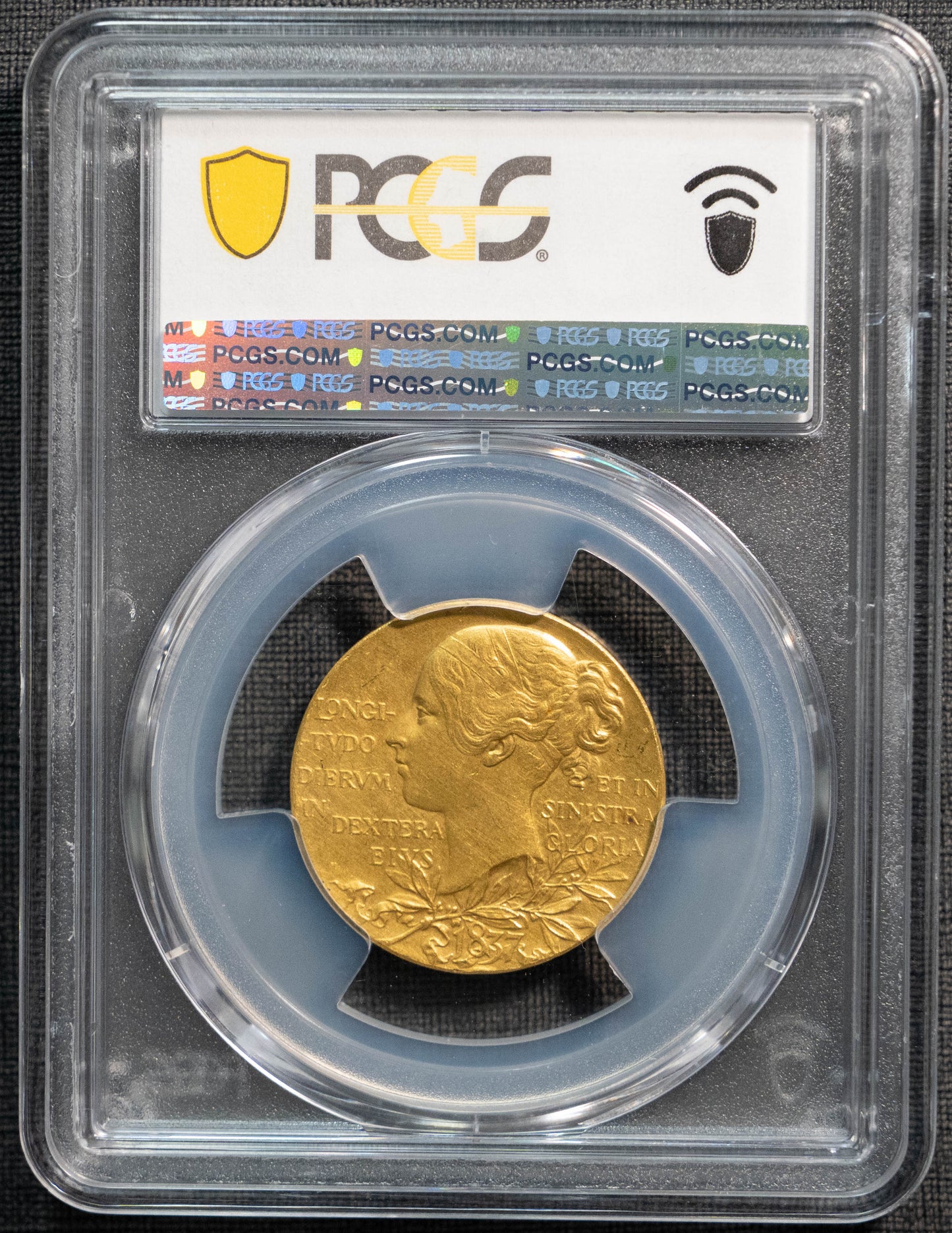 1897 ヴィクトリア PCGS SP58 ダイヤモンドジュビリー 金 メダル