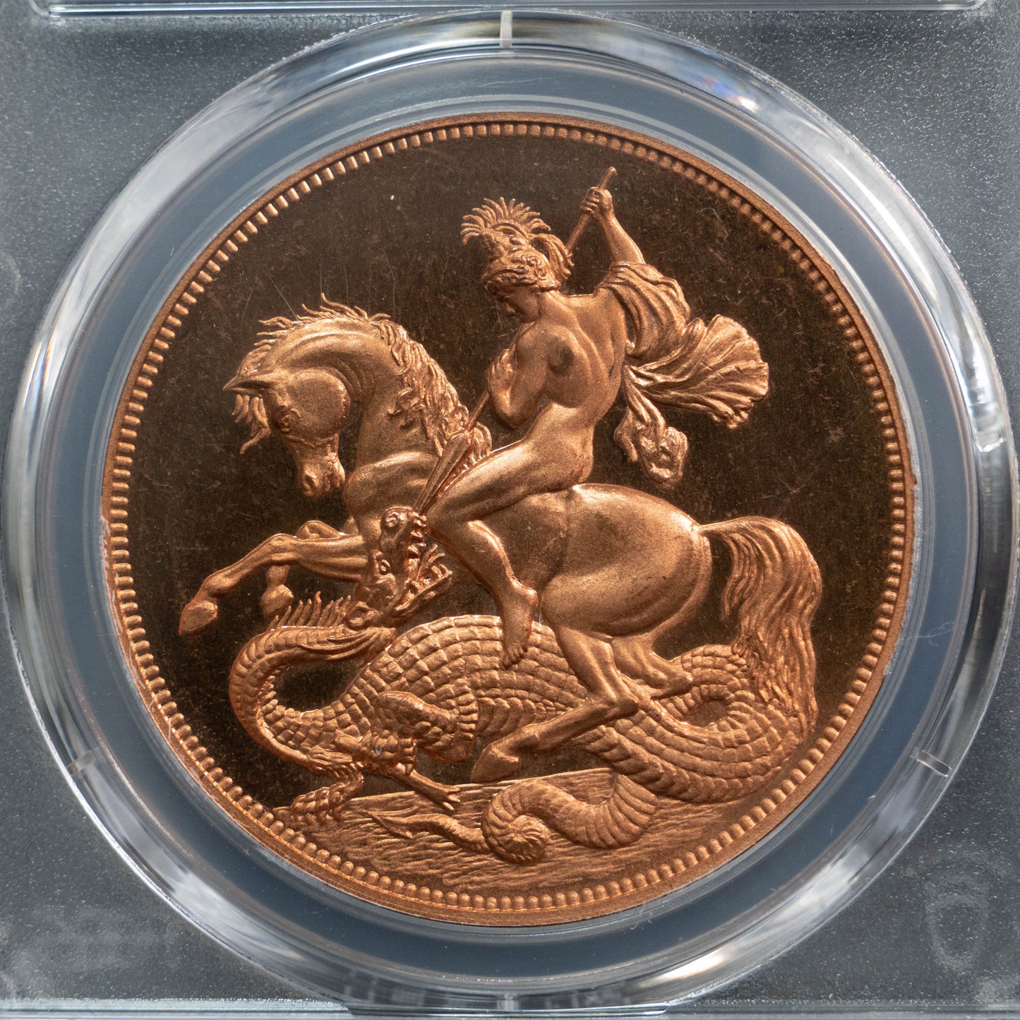 1879 イギリス ヴィクトリア PCGS PR67 INAレトロファンタジー クラウン銅貨
