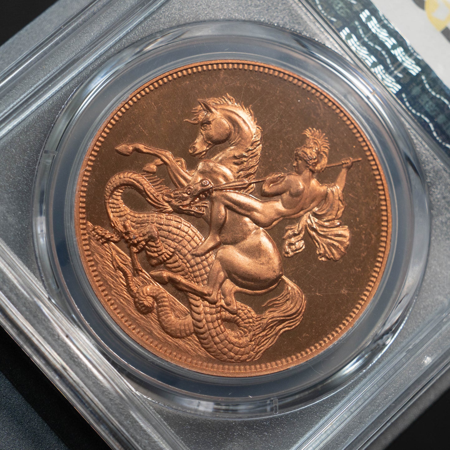 1879 イギリス ヴィクトリア PCGS PR67 INAレトロファンタジー クラウン銅貨