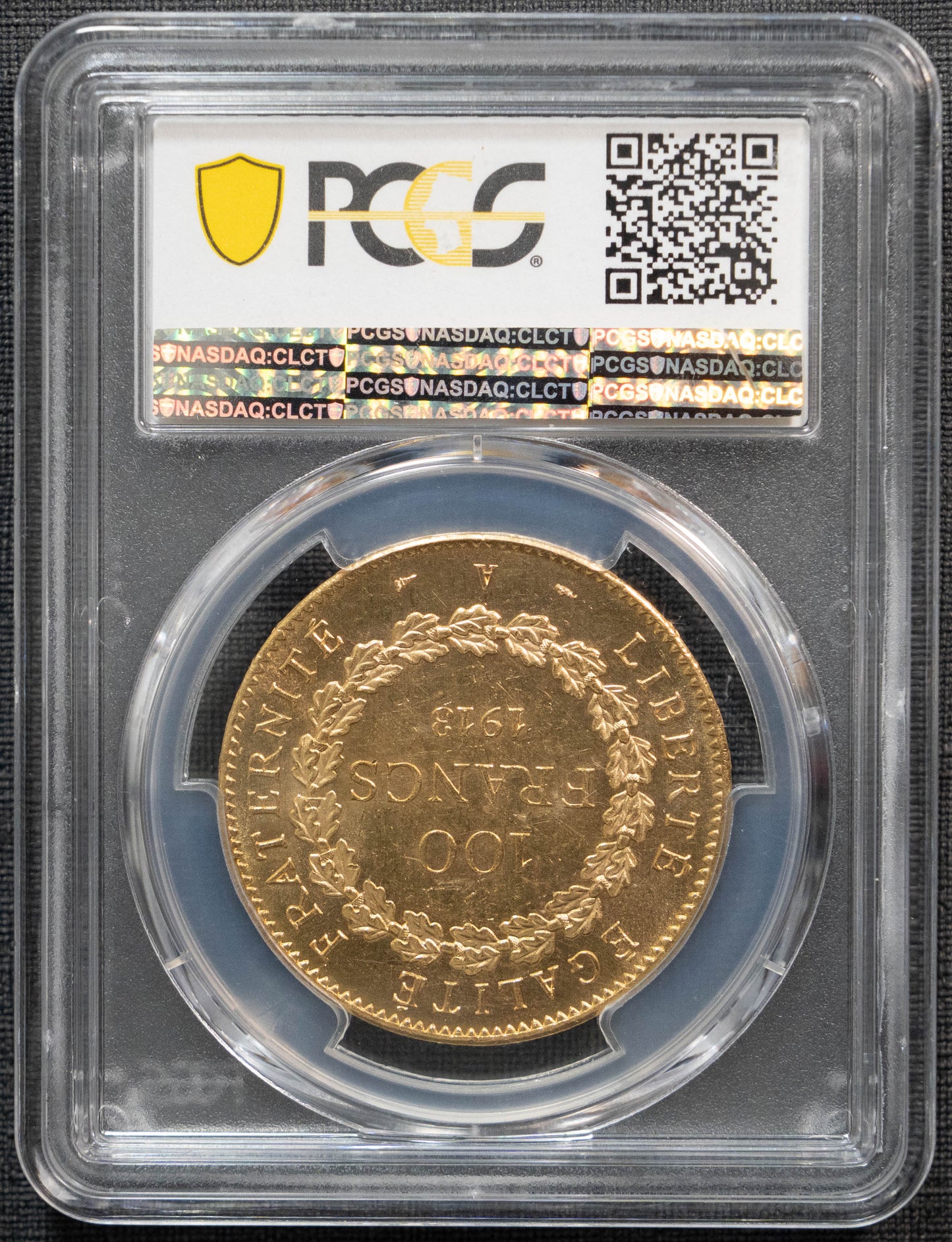 1913 フランス エンジェル 金貨 100フラン PCGS MS62