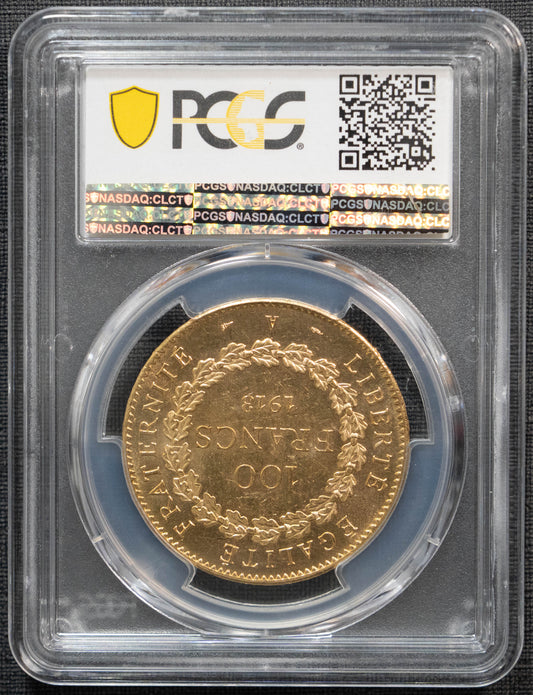 1913 フランス エンジェル 金貨 100フラン PCGS MS62