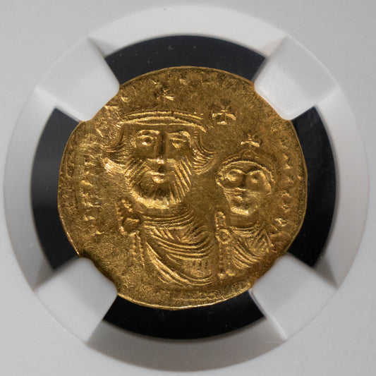 613-641 ビザンツ帝国 ソリダス金貨 東ローマ帝国 ビザンチン NGC MS 4・5