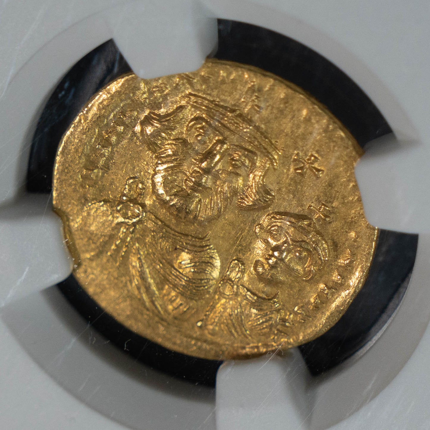 613-641 ビザンツ帝国 ソリダス金貨 東ローマ帝国 ビザンチン NGC MS 4・5