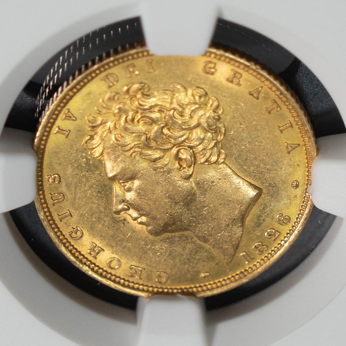 1826 ジョージ4世 ソブリン 金貨 NGC AU58 イギリス