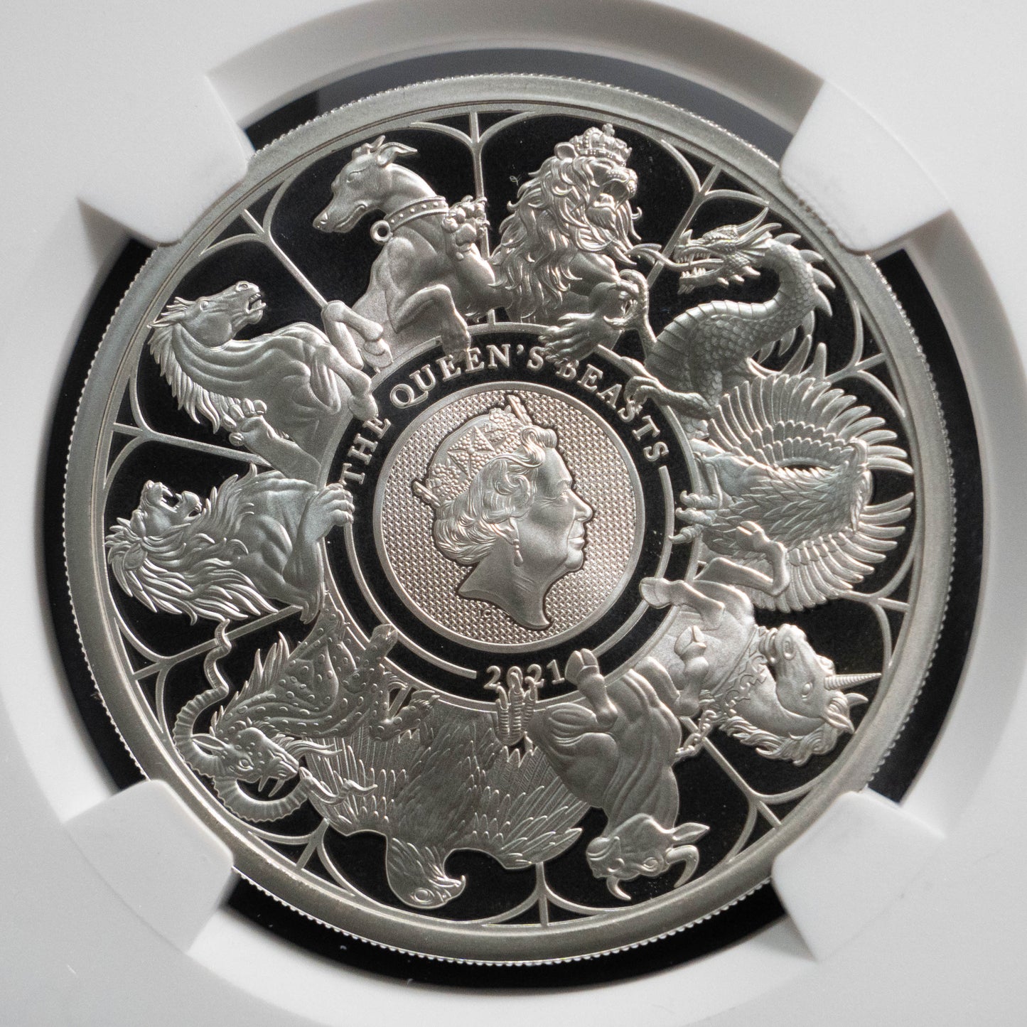 2021 クイーンズビースト コンプリーター 2ポンド 1オンス NGC PF69UC 銀貨