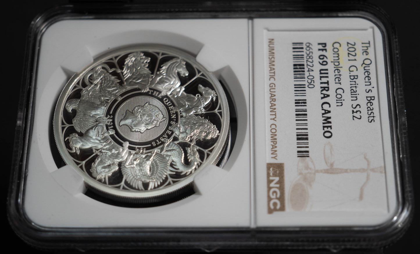 2021 クイーンズビースト コンプリーター 2ポンド 1オンス NGC PF69UC 銀貨