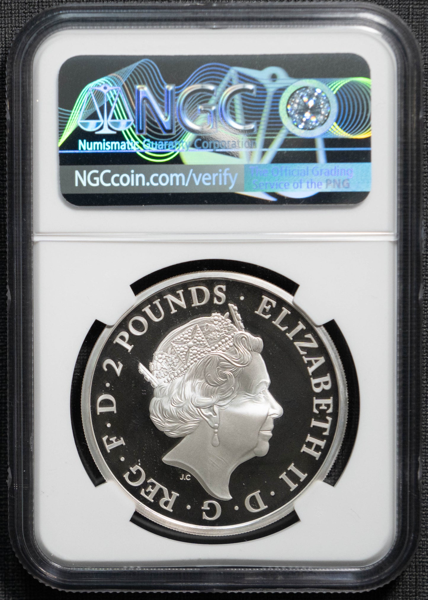 2021 クイーンズビースト グレイハウンド NGC PF70 イギリス 銀貨