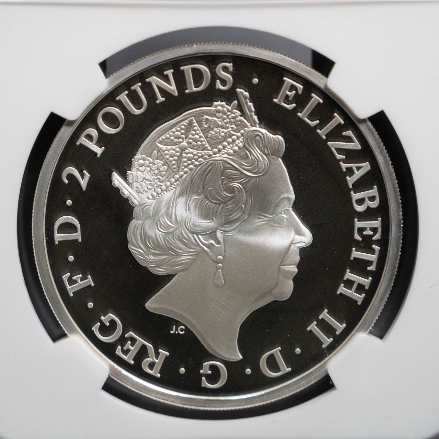 2021 クイーンズビースト グレイハウンド NGC PF70 イギリス 銀貨