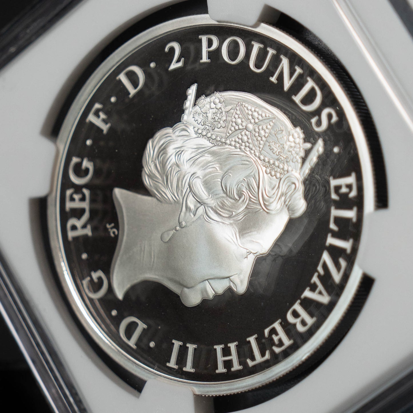 2021 クイーンズビースト グレイハウンド NGC PF70 イギリス 銀貨
