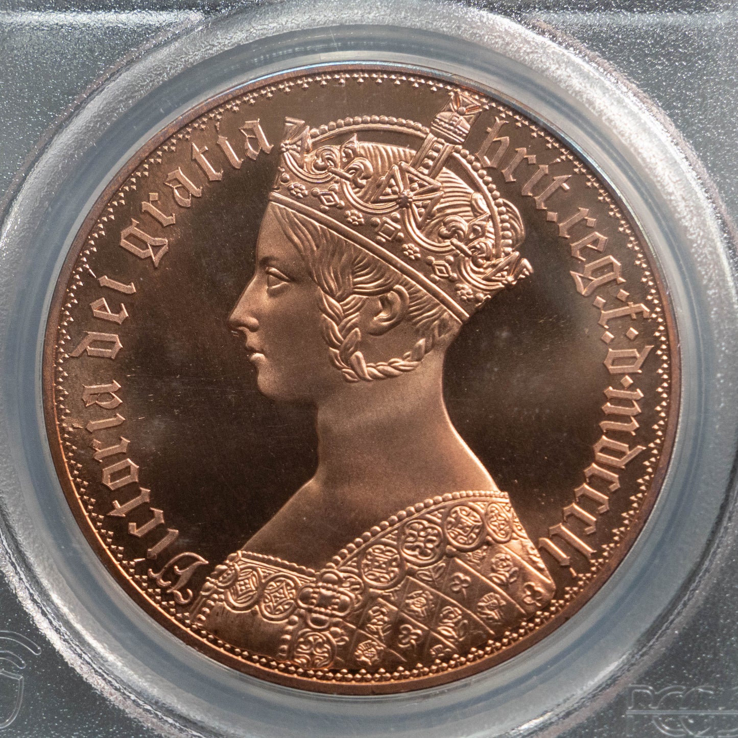 1851 アイルランド INA 銅貨 PCGS PR67RD ゴシッククラウン