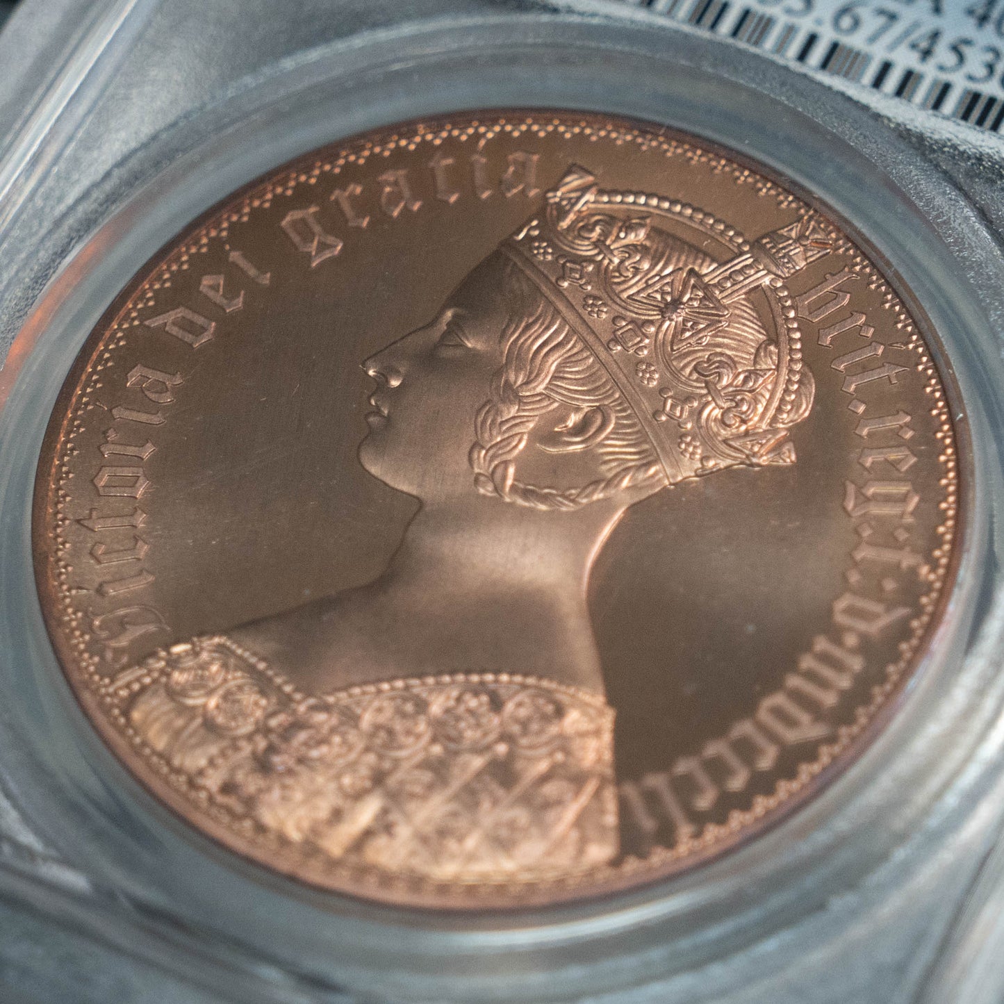 1851 アイルランド INA 銅貨 PCGS PR67RD ゴシッククラウン