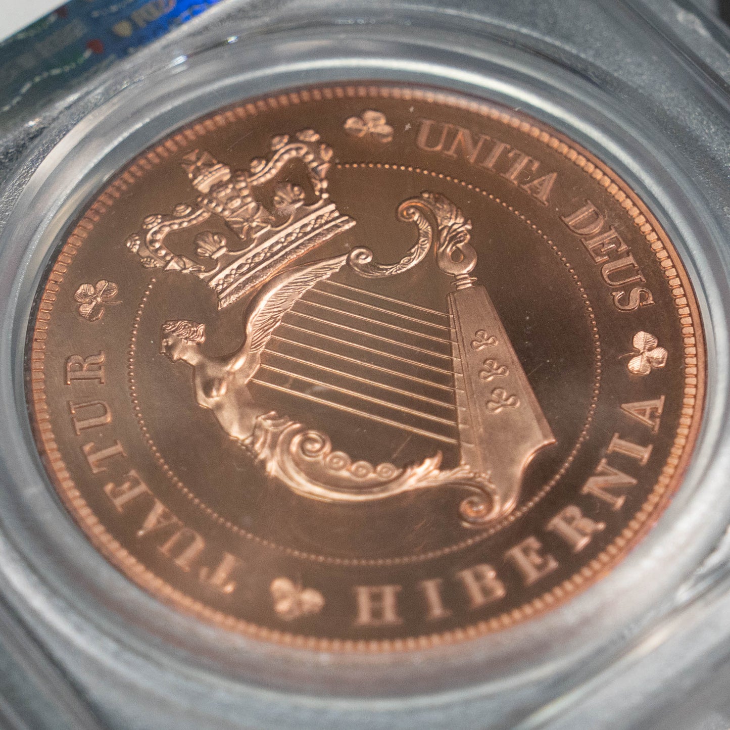1851 アイルランド INA 銅貨 PCGS PR67RD ゴシッククラウン
