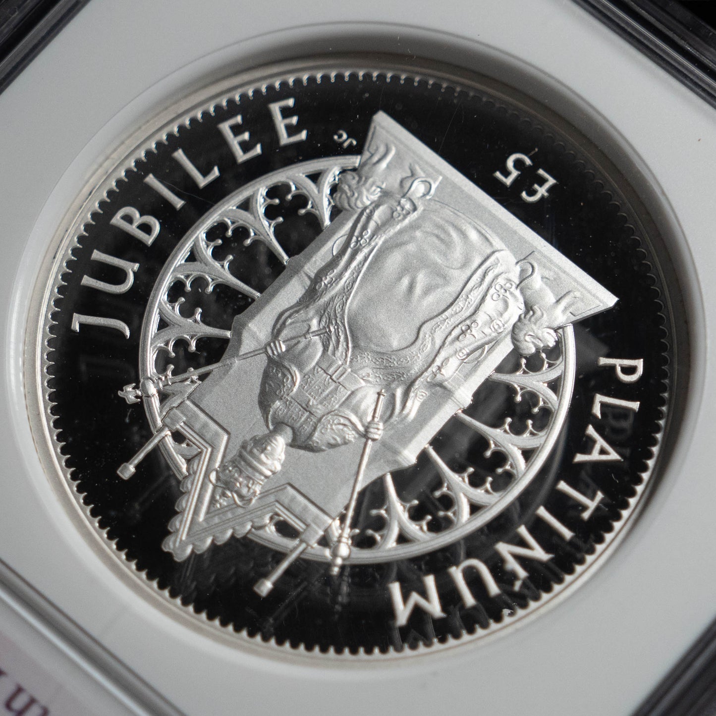 2022 オルダニー 5ポンド 銀貨 NGC PF70UC プラチナジュビリー エリザベス 即位70周年