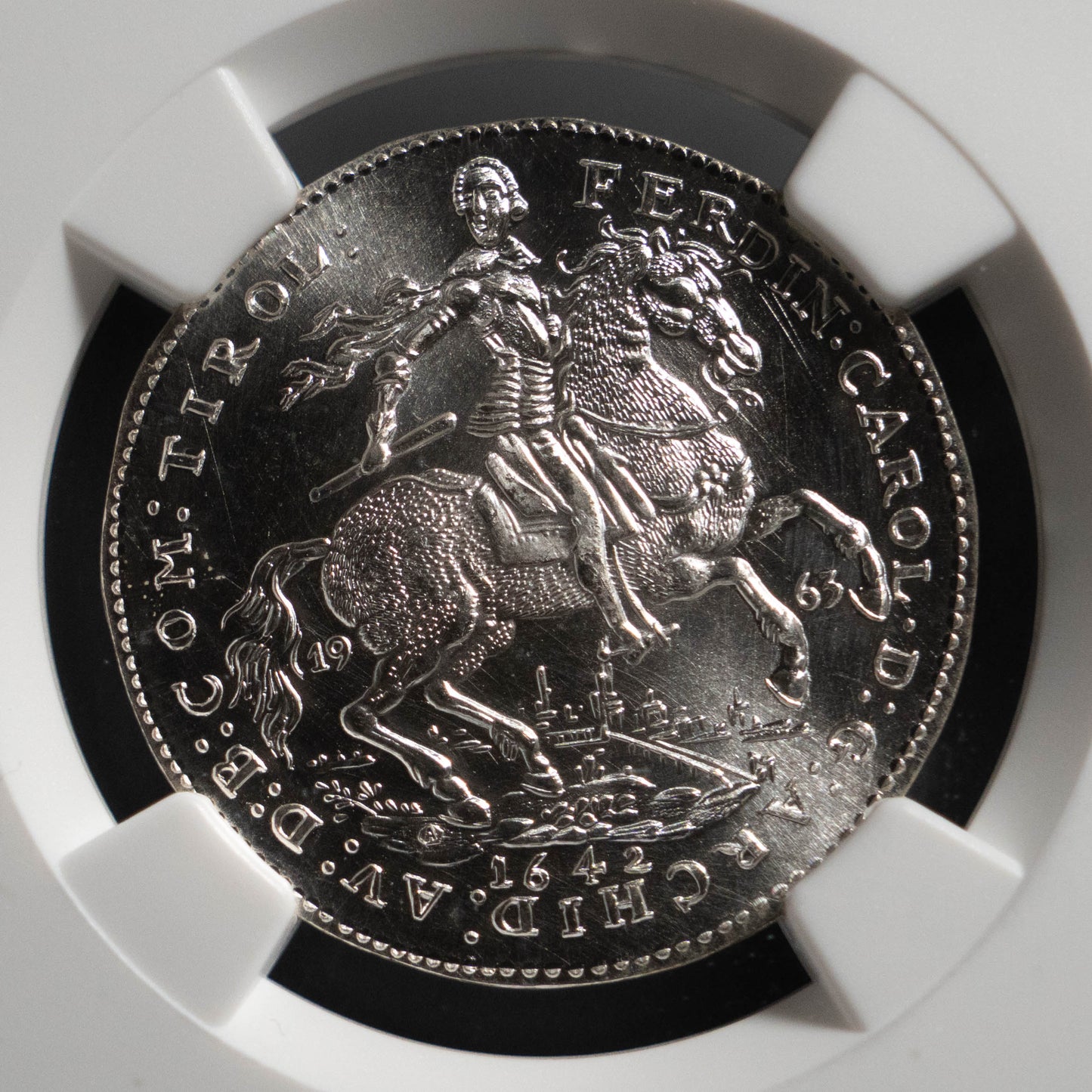 1642 オーストリア 2ダカット 銀貨 NGC PF67 リストライク