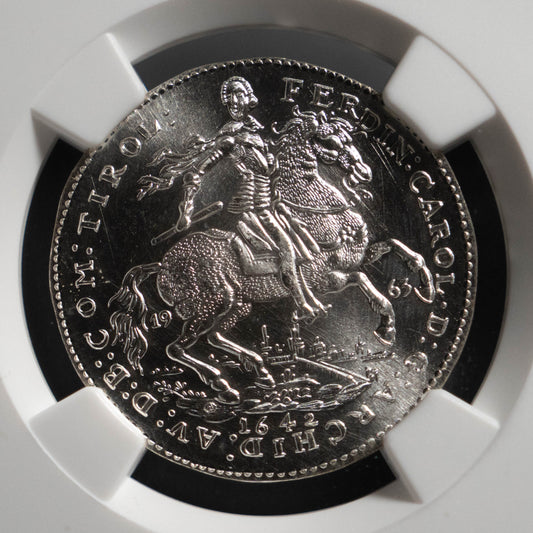 1642 オーストリア 2ダカット 銀貨 NGC PF67 リストライク
