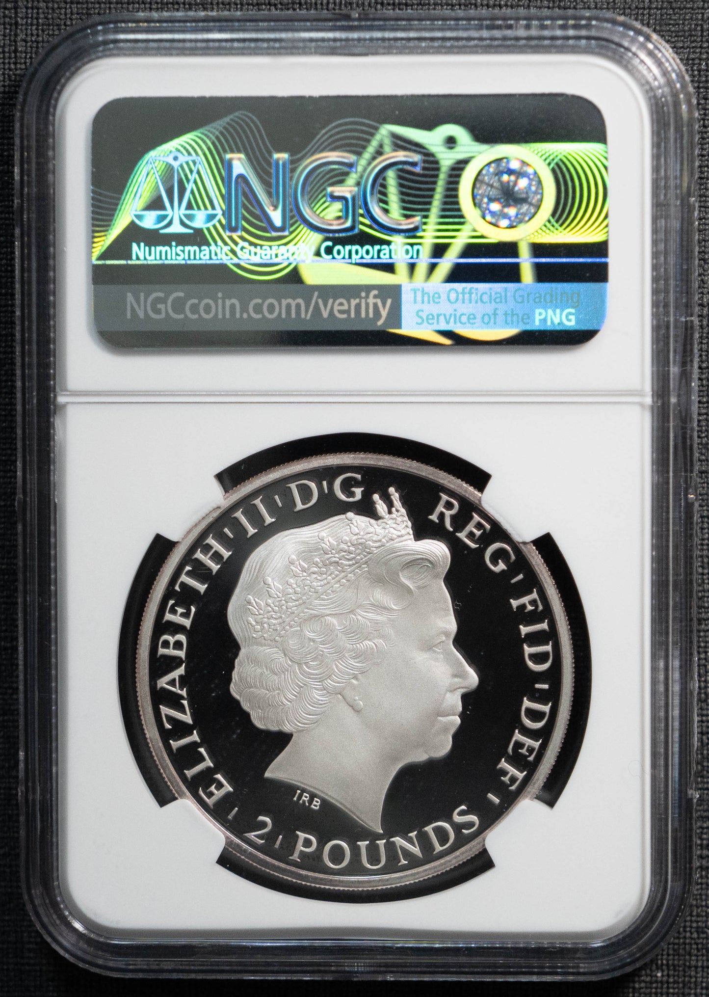 2014 イギリス 2ポンド 銀貨 NGC PF69UC ブリタニア エリザベス