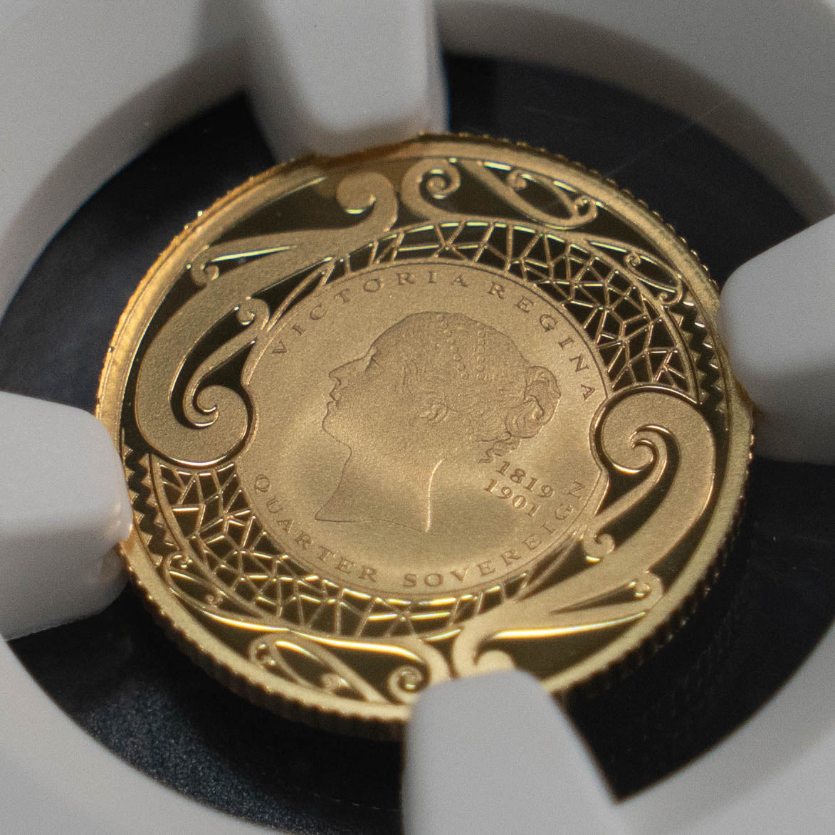 2019 ニュージーランド クォーターソブリン 金貨 NGC PF70UC ヴィクトリア エリザベス