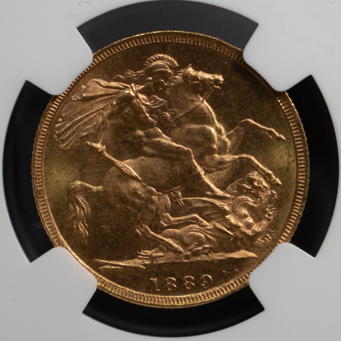 1889 イギリス ソブリン 金貨 NGC MS63 ヴィクトリア ジュビリーヘッド