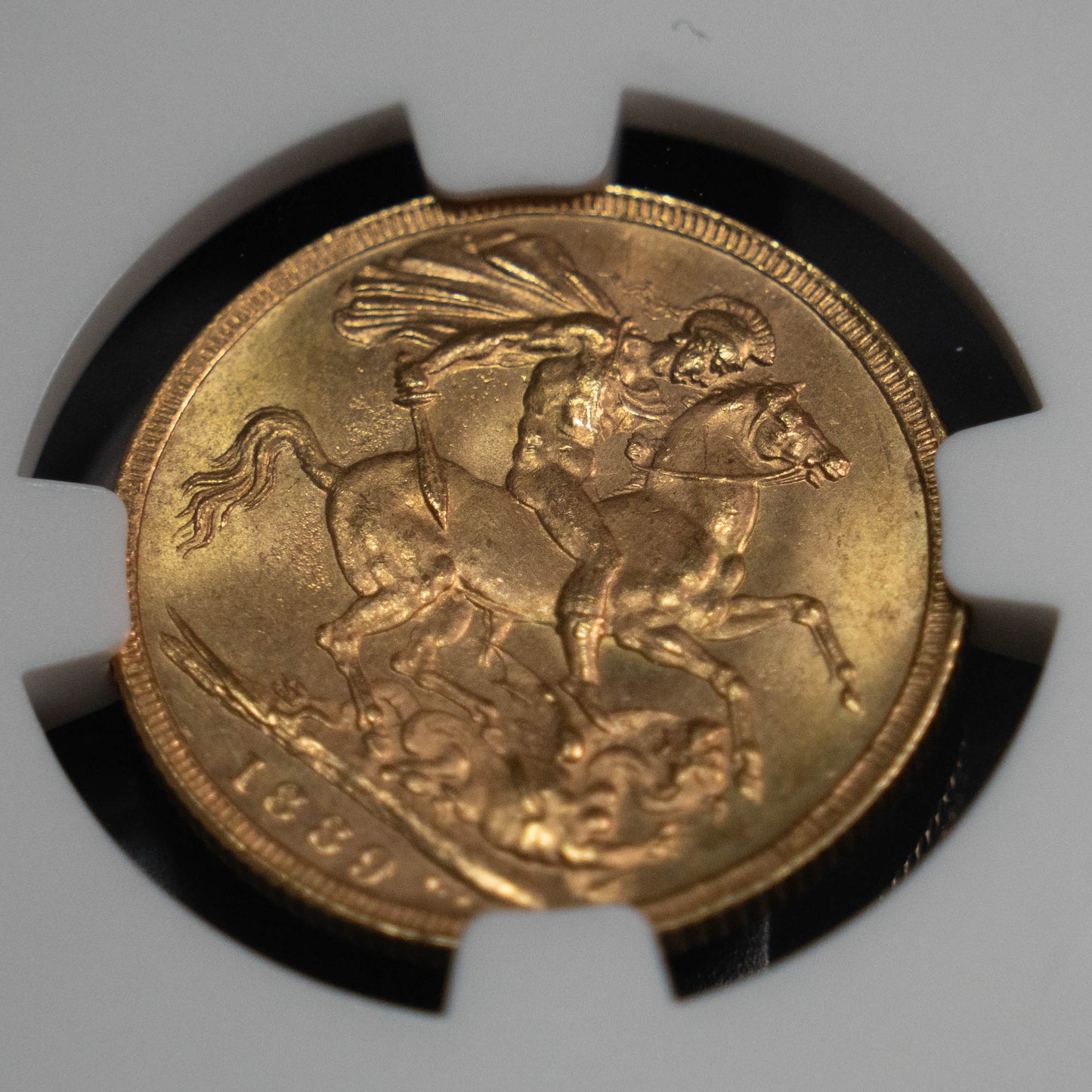 1889 イギリス ソブリン 金貨 NGC MS63 ヴィクトリア ジュビリーヘッド