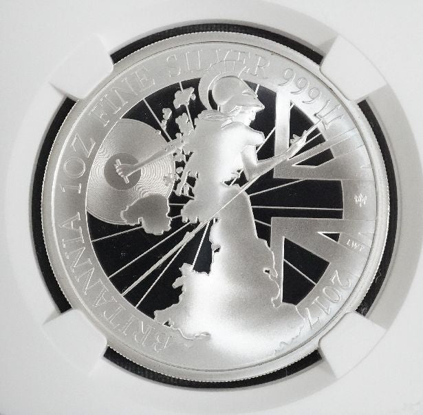 2017 ブリタニア 20周年 銀貨 NGC PF70UC