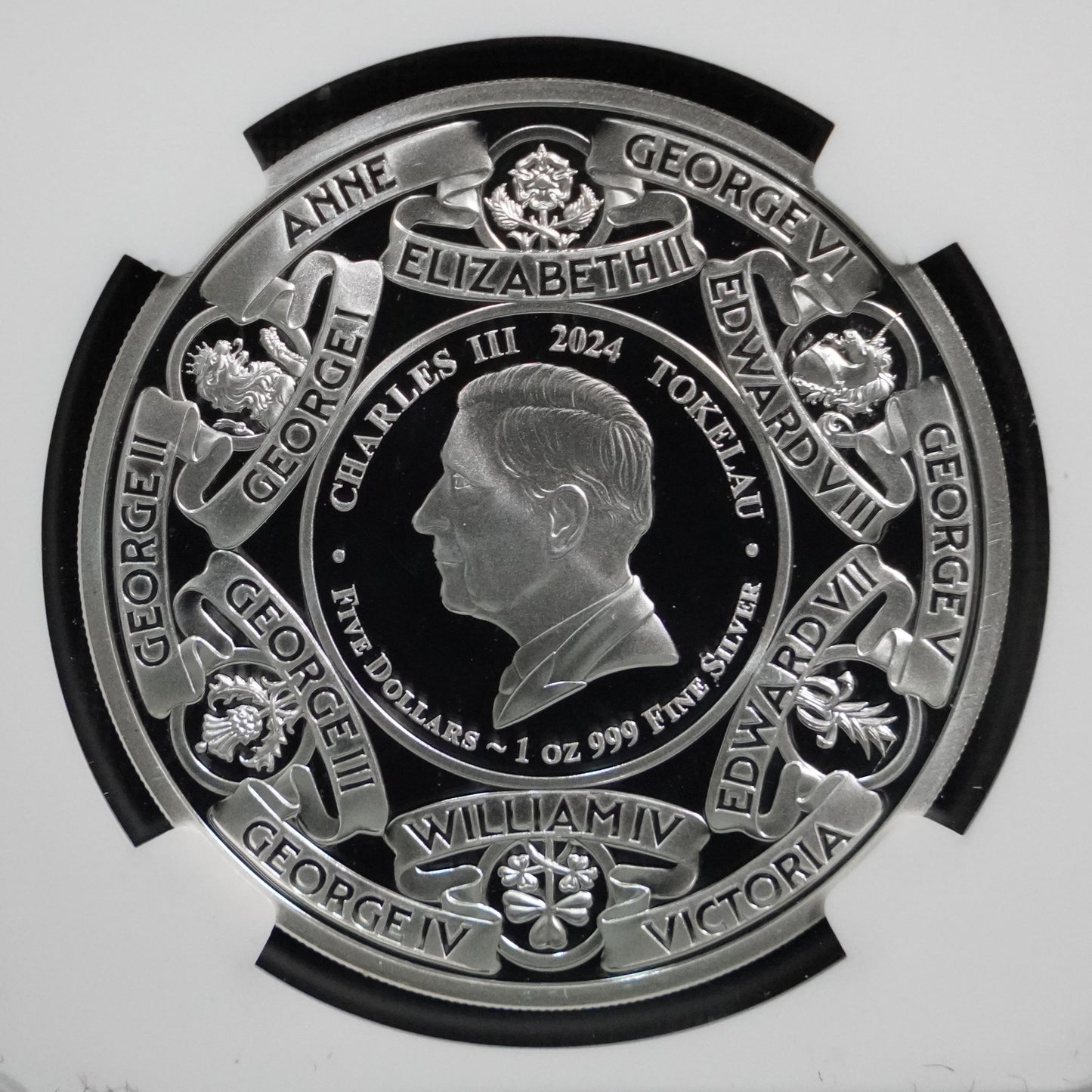 2024 トケロウ 英国君主 銀貨 NGC PF70UC