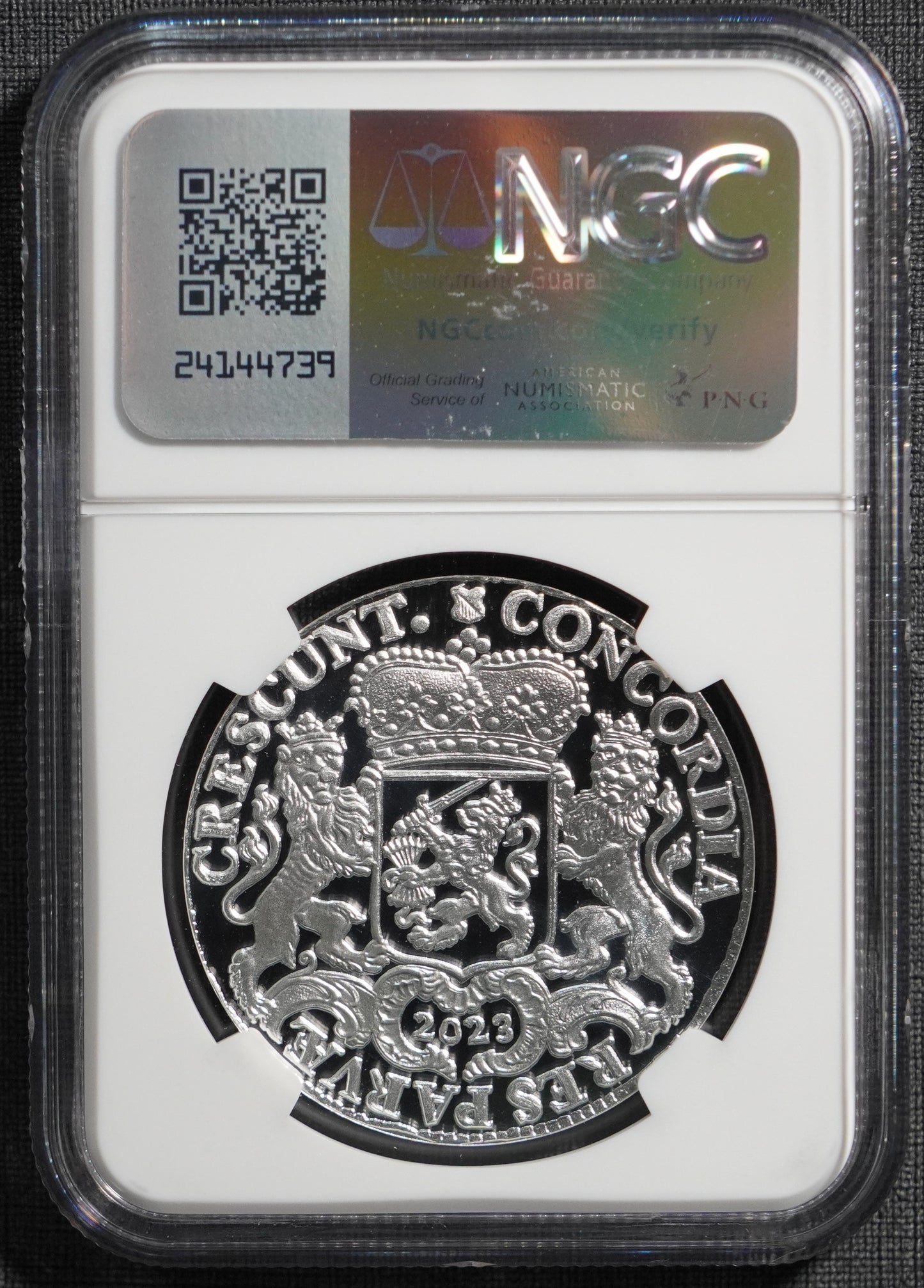 2023 オランダ デュカトン シルバーライダー NGC PF70UC メダル