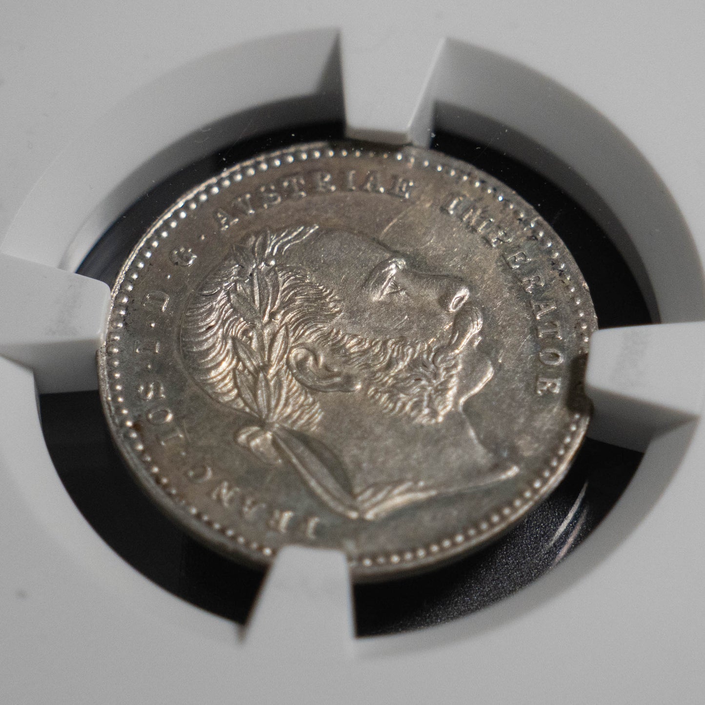 1868 オーストリア 銀貨 NGC MS61 20クロイツァー